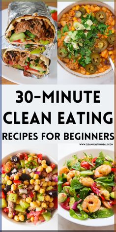 30 minute clean eating recipes for beginners