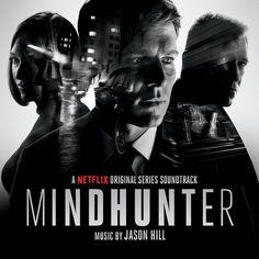 the movie poster for mindhunter with two men in suits and ties, one is holding