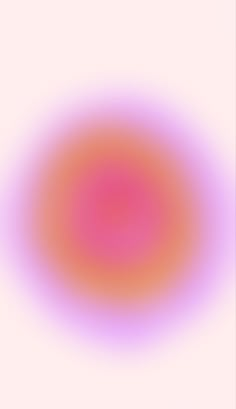 an orange and pink circular pattern on a white background