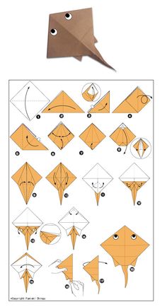 how to make an origami bird with paper step by step instructions for beginners