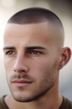 If you have a diamond face shape, a buzz cut with faded sides could be the perfect match for you. The faded sides make the cut pop while the top retains its classic buzz cut appeal. Click here to check out more best buzz cut hairstyles for men right now. Long Buzz Cut, 70 Hairstyles