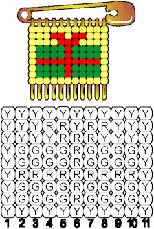 an image of a cross stitch pattern with letters and numbers