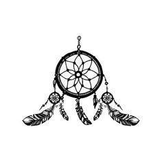 a drawing of a blue dream catcher with feathers on it's sides and the words,