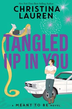 the cover of tangled up in you, with a man standing next to a car