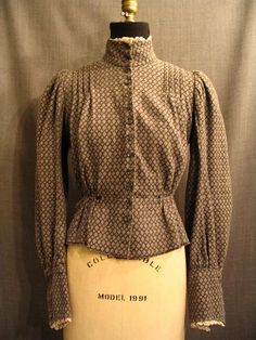 1890s Blouse, 1900s Fashion, Period Outfit, Lovely Tops, Women's Blouses, Love Clothing