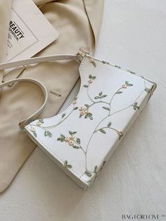 BagForLove - Exquisite Floral Embroidered Baguette Handbag Product Description Color White Details Embroidery Type Baguette Bag Bag Size Medium Pattern Type Floral Closure Type Zipper Style Fashionable Material PU Leather Size Chart INCH CM Bag Length Bag Width Bag Height Handle Height 9.8 inch 2.8 inch 6.7 inch 13 inch Bag Length Bag Width Bag Height Handle Height 25 cm 7 cm 17 cm 33 cm Details Pictures Similar Products h2 { text-align: center; } /* æ¢è¡ */ li{ white-space: normal; word-break White Rectangular Baguette Bag For Spring, Chic Embroidered Beige Shoulder Bag, Chic Beige Embroidered Shoulder Bag, Embroidered Rectangular Shoulder Bag For Spring, White Embroidered Shoulder Bag, Spring Embroidered Rectangular Shoulder Bag, Chic Embroidered Handheld Shoulder Bag, White Embroidered Satchel Shoulder Bag, White Floral Embroidered Tote Shoulder Bag