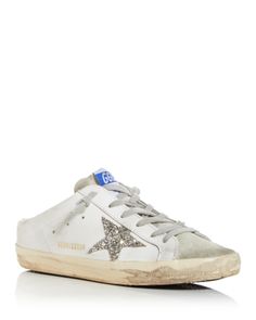 Golden Goose Women's Super Star Sabot Mule Sneakers Golden Goose Mules, Mules Outfit, Mule Sneakers, Goose Shoes, Golden Goose Shoes, Super Star, Sneakers Online, Golden Goose, Golden Goose Sneaker