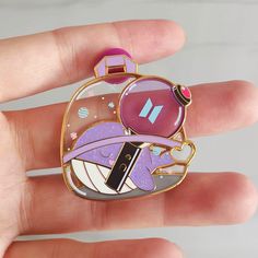 Visit https://www.twinkie.tokyo/personalization/clearbackpack to get this backpack pin at a discount! Details: - 1.5 inches tall - Hard Enamel - Stained glass backpack and glittery whale - Gold and Silver Metal - Rubber Backs ♡ A Grade (Default): best of the bunch, but may still have tiny, minor issues. i.e. dust, tiny scuff, slightly unleveled. Clear/pearl enamel may have more flaws even in the 'almost almost perfect' batch as the material is more finicky. i.e. pearl requires swirling, which in Bts Whale, Backpack Tour, Yet To Come Busan, Mochila Kpop, Bts Bracelet, Army Accessories, Bts Merchandise, Clear Backpack, Kpop Diy