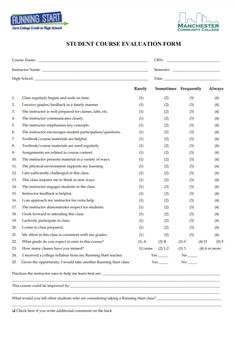 the student's survey form is shown