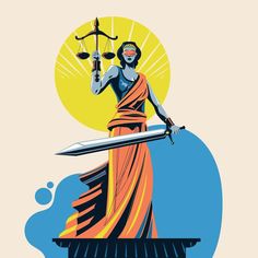 Lady Of Justice, Mythology Poster, God Of Justice, About God