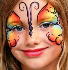 Face Painting Ideas Painting Birthday, Simple Face, Kids Makeup