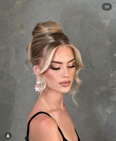 High Updo, Cute Prom Hairstyles, Sophisticated Hairstyles, Bridal Hair Updo, Beach Wedding Hair, Steal The Spotlight, Braut Make-up, Bridal Hair And Makeup, Wedding Hair And Makeup