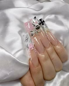 Nails Extra, Light Nails, Basic Nails, Long Acrylic Nails Coffin, Coffin Shape Nails