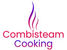 the logo for compsteam cooking, which is designed to look like a steaming cup