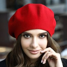 "Vegan beret women Red beret acrylic Beret hat women Red french chapeau Knitted beret High density knit. Beret takes a good shape, does not sag. Season: Fall / Spring/ Winter Unlined Composition: premium acrylic, elastane One size: from 7 to 7 3/8 US size - 22 \"- 23\", (M-L international - 56-59 cm) Color: different is available. Please select from the drop down menu. Care instructions: Hand wash, dry flat. Made and packed in smoke-free house" Red Flat Cap Beret For Fall, Classic Winter Beret One Size, Acrylic Hats One Size Fits Most, Red Winter Hats For Gifts, Trendy Winter Beret One Size, Red Acrylic Beanie Cap, Red Adjustable Winter Beret, Adjustable Red Winter Beret, Red Winter Hat As A Gift