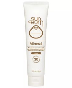 Sun Bum - Mineral Tinted Sunscreen Face Lotion SPF 30 Sunscreen Face, Tinted Sunscreen, Spf Face, Makeup And Beauty Blog, Sun Bum, Sunscreen Lotion, Face Lotion, Mineral Sunscreen, Spf Sunscreen