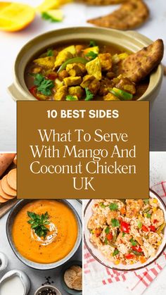 What To Serve With Mango And Coconut Chicken UK ( 10 Best Sides) Chicken Side Dishes, Grilled Mango, Chicken Sides, Sides For Chicken, Red Cabbage Salad, Mango Chicken, Side Dishes For Chicken, Coconut Chicken