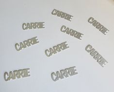 some type of stickers that say carpe, carve, care and carry