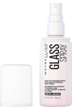 Discover the Glass-Skin Dewy Makeup Finishing Spray by Maybelline. This makeup setting spray applies after makeup application for a dewy glass skin finish that lasts. Maybelline Setting Spray, Makeup Finishing Spray, Maybelline Cosmetics, 2020 Makeup, Maybelline Makeup, Makeup Spray