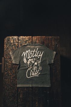 "Lewd, Crued & tattooed" 

OTHER X MÖTLEY CRÜE

We’ve teamed up with the bad boys of rock n roll Mötley Crüe & delved deep into the archives to bring you a collection of painstakingly recreated Vintage Tees & Tanks.

Every tee has been individually treated to create a unique and one-off product. All hand washed, printed, distressed, aged, beaten, blasted & burned here in our UK studio using our signature blend of authentic vintage plastisol inks. 

*Due to the extensive washing process we've dev Motley Crue Concert Outfit, Motley Crue Concert, Vintage Rock Tees, Marina City, Vintage Band T Shirts, Rock Tees, Motley Crue, Mötley Crüe, Vintage Rock