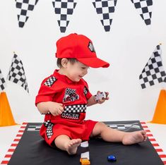 🏎️ Ignite the Fun with Our Kids’ Racer Suit! 🚗💨

Give your little driver the thrill of a lifetime with our high-energy Racer Suit—perfect for costume parties, imaginative play, and racing dreams come to life! This outfit delivers excitement in every detail.

✨ Made from premium cotton gabardine, this suit ensures all-day comfort and resilience for endless fun.
🏁 With embroidered patches and bold racing stripes, this suit embodies the spirit of a real race car driver!
🎨 Add unique patches, their favorite racing number, or their name for a one-of-a-kind look.
🎩 Comes with a matching hat and customizable patches to keep them race-ready at every turn.

Let your little one zoom into the spotlight with a suit made for champions!