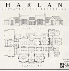 the floor plan for an old house with two floors and three levels, including several rooms