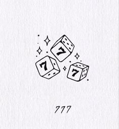 two dices with numbers flying out of them