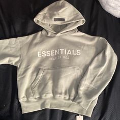 Fear Of God Hoodie Off Stockx, Brand New. Never Worn, Comes With Tags And Essentials Bag. Color- Seafoam Size- 6/7 In Kids Essentials Hoodie, Essential Hoodie, Fear Of God Essentials, Hooded Sweatshirt Men, Winter Hoodies, Fear Of God, Cotton Pullover, Fleece Sweatshirt, Colorful Hoodies