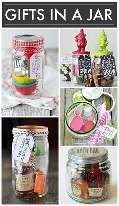 gifts in a jar with text overlay