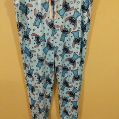 Disney Stitch Pajama Lounge Pants Stars All Over. Adult Size M. Condition Is "New With Tags". Disney Pjs, Stitch Pajamas, Stitch Stuff, Pajama Lounge, Pj Pants, Disney Stitch, Stitch Disney, Lounge Pants, Women's Intimates