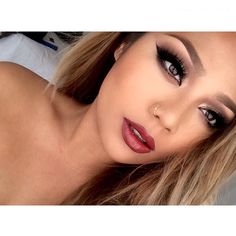 eyes lips hair makeup Latina Makeup Looks, Latina Makeup, Makeup To Buy, Flawless Makeup, Love Makeup, Pretty Makeup, Beautiful Makeup, Makeup Skin Care, Skin Makeup