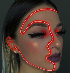 Neon Halloween Makeup Easy, Uv Makeup Halloween, Neon Halloween Makeup, Halloween Neon Makeup, Creepy Neon Clown Makeup, Halloween Makeup Clown, Holloween Makeup, Neon Makeup, Halloween Eye Makeup