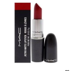 Original Formula Brand New In The Box Mac Red Lipstick Ruby Woo, Makeup Mac, Ruby Woo, Mac Makeup, Luxury Makeup, Matte Lipstick, Makeup Cosmetics, Mac Cosmetics, The Box