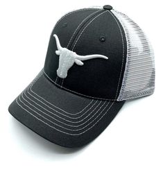 PRICES MAY VARY. Officially Licensed Product High Quality Front Raised Embroidered Team Logo Adjustable Strap Closure - One Size Fits All Comfortable Structured Look & Feel Hat Limited Edition Style Perfect For Yourself & The True Longhorns Fan In Your Life Design features the always classic university team logo embroidered on the front panel on an adjustable cap. This is a limited edition style that is perfect for yourself and the true Longhorns fan in your life. Adjustable Snapback Trucker Hat For Rodeo, Black Trucker Baseball Cap For Rodeo, Black Snapback Trucker Hat For Sports Fans, Black Snapback Trucker Hat For Rodeo, Texas University, Trucker 5-panel Baseball Cap For Rodeo, Gray Hat, Grey Hat, University Of Texas