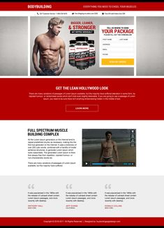 the website for bodybuilding and muscle building company