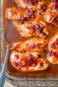 Cranberry Chicken Cranberry Chicken Breast, Chicken Shawarma Recipe, Canned Cranberry Sauce, Shawarma Recipe, Cranberry Chicken, Cranberry Sauce Recipe, French Dressing, Recipe Girl, Cranberry Recipes