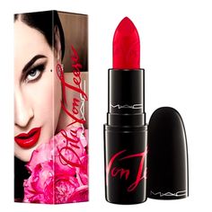 Mac Cosmetics: Dita Von Teese: Matte Lipstick In Von Teese: Brand New! Authentic And Original Packaging Stile Pin Up, Dita Von Teese Style, Idda Van Munster, Mac Viva Glam, Perfect Red Lipstick, Mac Collection, Bobbi Brown Makeup, Latest Makeup, Dita Von