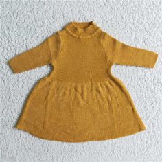 Fabric: SweaterDelivery Time:7-10 daysFeather:Eco-friendly,Anti-pilling,other Long Sleeve Kids Dress, Yellow Sweater Dress, Orange Sweater Dress, Mustard Yellow Sweater, Wool Design, Girls Long Sleeve Dresses, Girls Sweater Dress, Mustard Sweater, Wool Sweater Dress