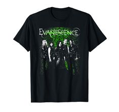 an image of the band evanesence on a black t - shirt