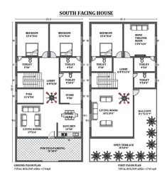 the south facing house floor plan