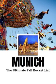 Munich: The Ultimate Fall Bucket List Study Abroad Travel, Munich Oktoberfest, Road Trip Europe, Granville Island, Travel Destinations Bucket Lists, Fall Bucket List, In Season Produce