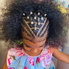 hairstyles braids kids school cute Toddler Braided Hairstyles, Nice Hairstyle, Black Kids Braids Hairstyles, Cabello Afro Natural, Cute Toddler Hairstyles, Lil Girl Hairstyles, Kids Curly Hairstyles, Toddler Hairstyles Girl, Natural Hairstyles For Kids