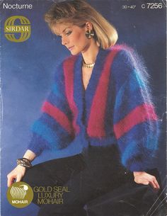 fsdf 80s Mum Fashion, 1980s Knitting Patterns, 80s Motel, 80s Knitting Patterns, 80s Loungewear, 80s Knitwear, 1980s Clothes, 80s Inspired Outfits, Fuzzy Mohair Sweater