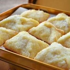 some food that is in a pan on a table