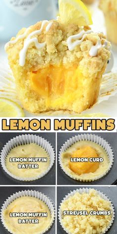 how to make lemon muffins in the microwave with pictures and instructions on how to bake them