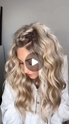 DANA PLUMMER on Instagram: "✨Relaxed Braid Hairstyle✨ Easy fun style especially great for 2nd or 3rd day hair! Also super cute pulled into a ponytail or messy low bun!

❤️ I used a 1” Curling Iron for this style! 

My favorite irons at linked in my Curling Iron highlight bubble! 🫧 

🕊️ “The Lord bless you & keep you; the Lord make His face shine on you & be gracious to you; the Lord turn His face towards you & give you peace.” Numbers 6:24-26

#braids #braidideas #easyhairstyles" Hairstyle Easy, Braid Hairstyle, Low Bun, Braided Hairstyles Easy, Fun Style, Curling Iron, Hair And Nails, Easy Hairstyles