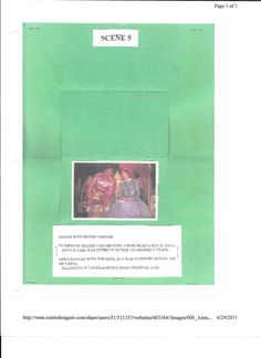 a green paper with an image of a woman in a dress