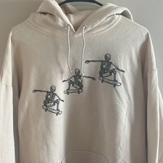 I Got This Sweater Back In October, But I Just Never Found Myself Wearing It. It’s A Medium In Mens, So It Fits Like A Large. Never Worn, It’s Too Cute To Sit In My Closet Anymore:) Skeleton Hoodie, Colorful Hoodies, I Got This, It Fits, Skeleton, Wish List, Womens Tops, Sweatshirts Hoodie, Sweatshirts