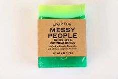 Funny Soap, Messy People, Soap Labels, Funny Candles, Family Christmas Gifts, Cushion Pattern, Funny Humor, Diy Bath Products, Funny Signs