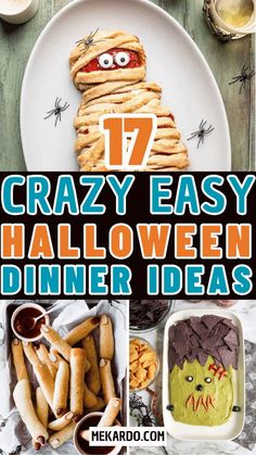 halloween dinner ideas for kids that are easy to make